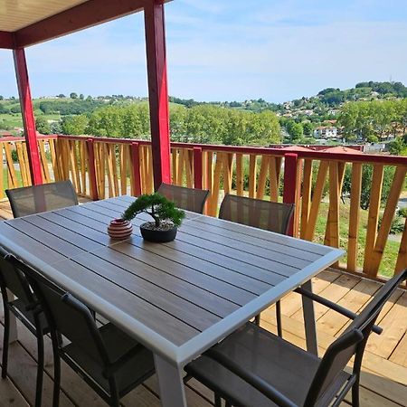 Chalet Avec Piscine, Climatisation & Vue De 2 A 6 Personnes - Hasparren - Pays Basque - Chalet Ibaia ภายนอก รูปภาพ