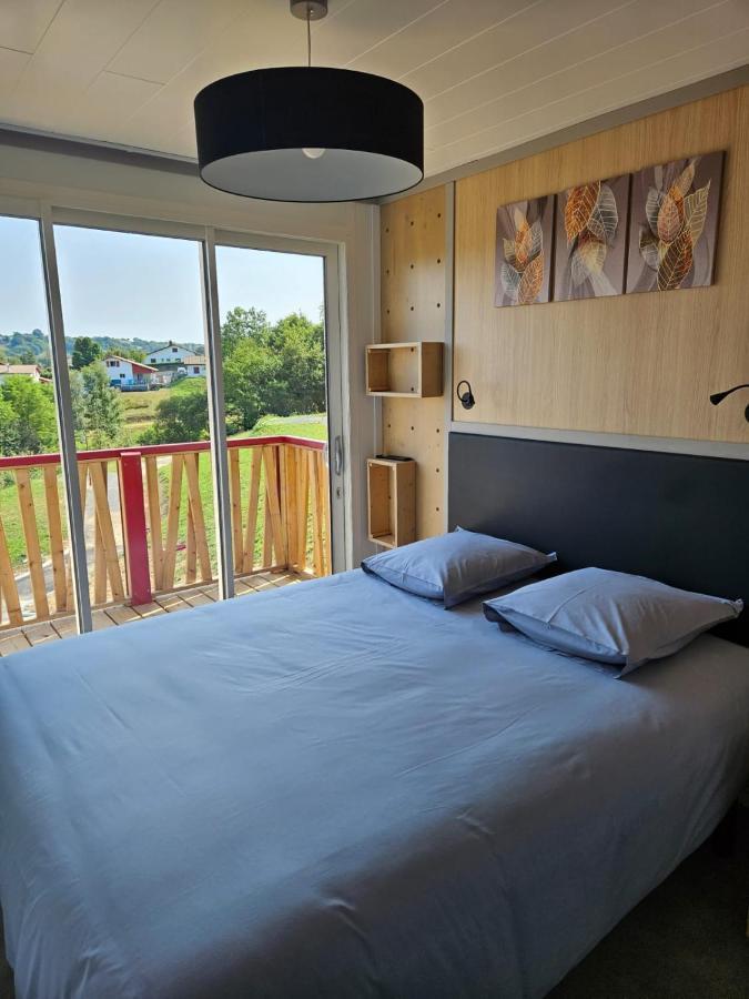 Chalet Avec Piscine, Climatisation & Vue De 2 A 6 Personnes - Hasparren - Pays Basque - Chalet Ibaia ภายนอก รูปภาพ